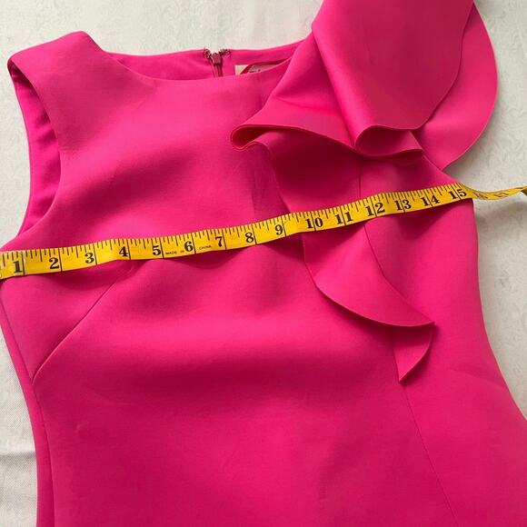 Eliza J Pink Ruffle Sleeve Dress - Picture 10 of 13